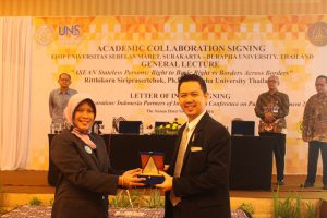 Academic Collaboration between Burapha University Thailand & Sebelas Maret University Indonesia