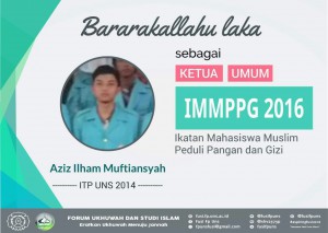 Ketua Umum IMMPPG 2016